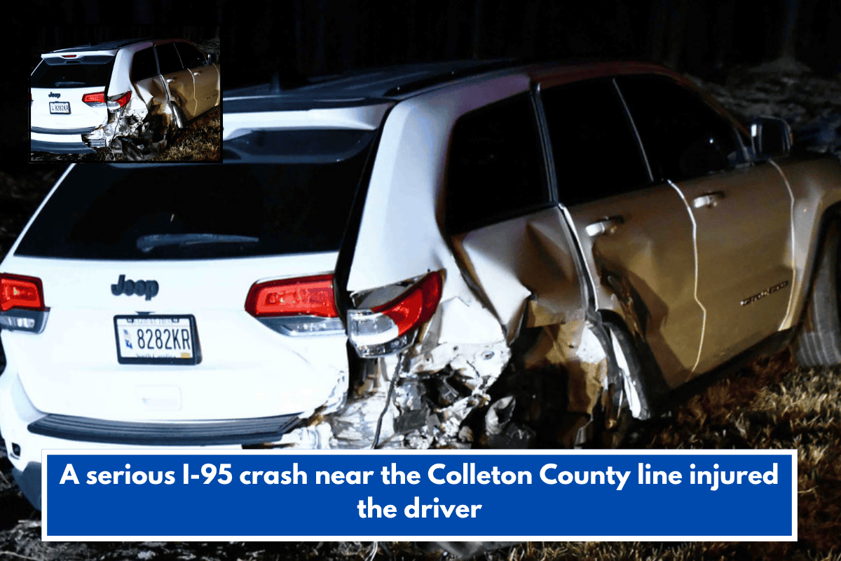 A serious I-95 crash near the Colleton County line injured the driver