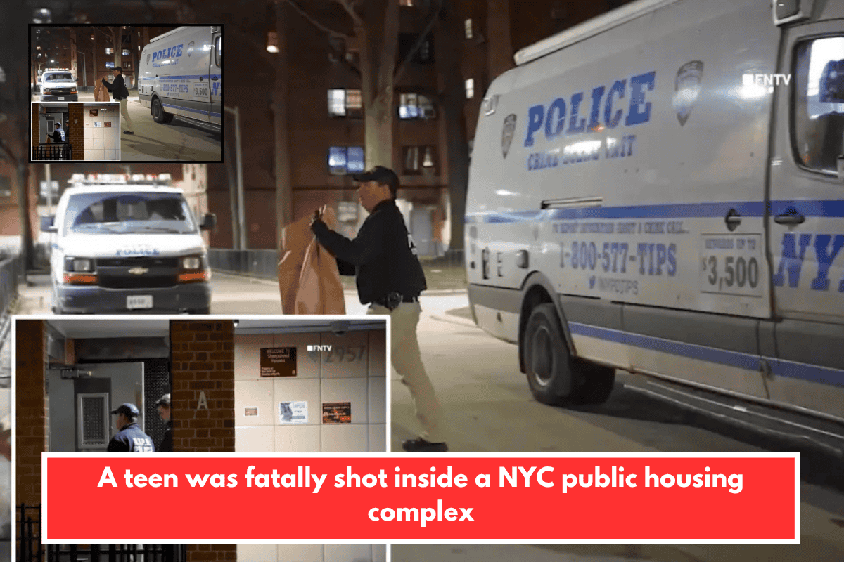 A teen was fatally shot inside a NYC public housing complex