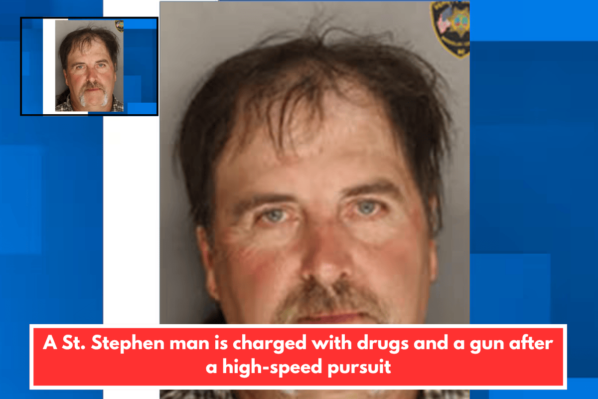 A St. Stephen man is charged with drugs and a gun after a high-speed pursuit