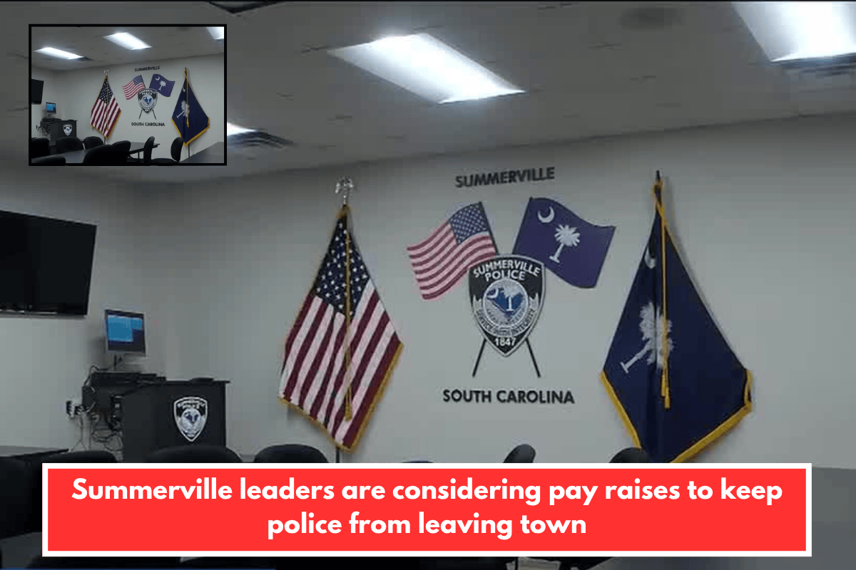 Summerville leaders are considering pay raises to keep police from leaving town
