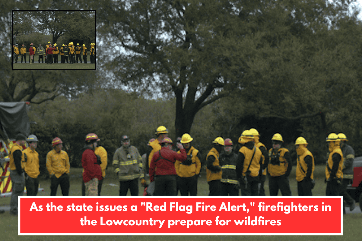 As the state issues a "Red Flag Fire Alert," firefighters in the Lowcountry prepare for wildfires