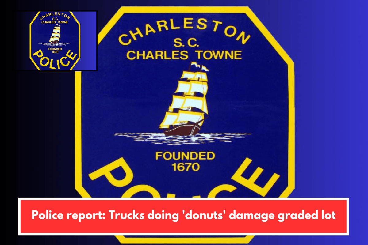 Police report: Trucks doing 'donuts' damage graded lot