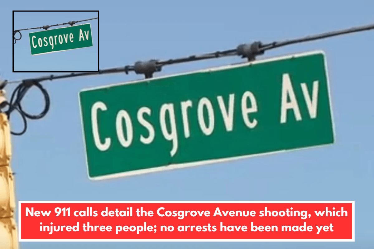 New 911 calls detail the Cosgrove Avenue shooting, which injured three people; no arrests have been made yet