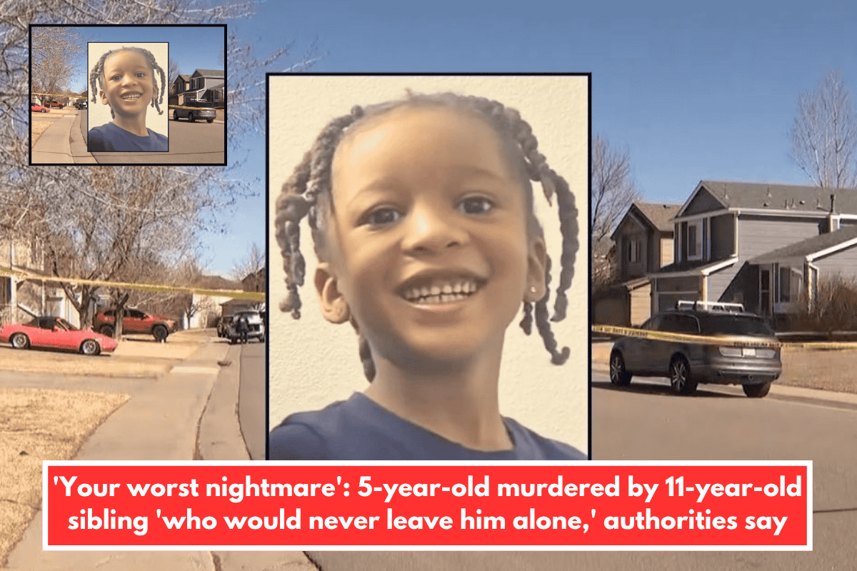 'Your worst nightmare': 5-year-old murdered by 11-year-old sibling 'who would never leave him alone,' authorities say