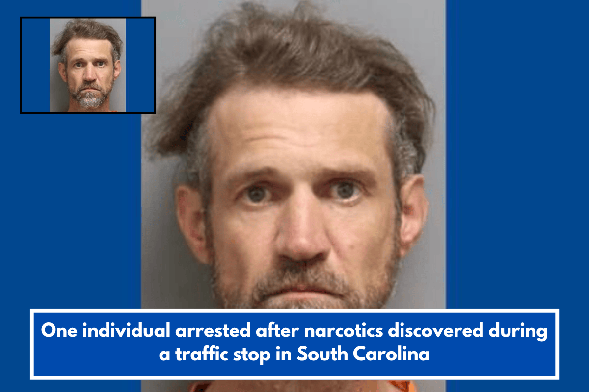 One individual arrested after narcotics discovered during a traffic stop in South Carolina