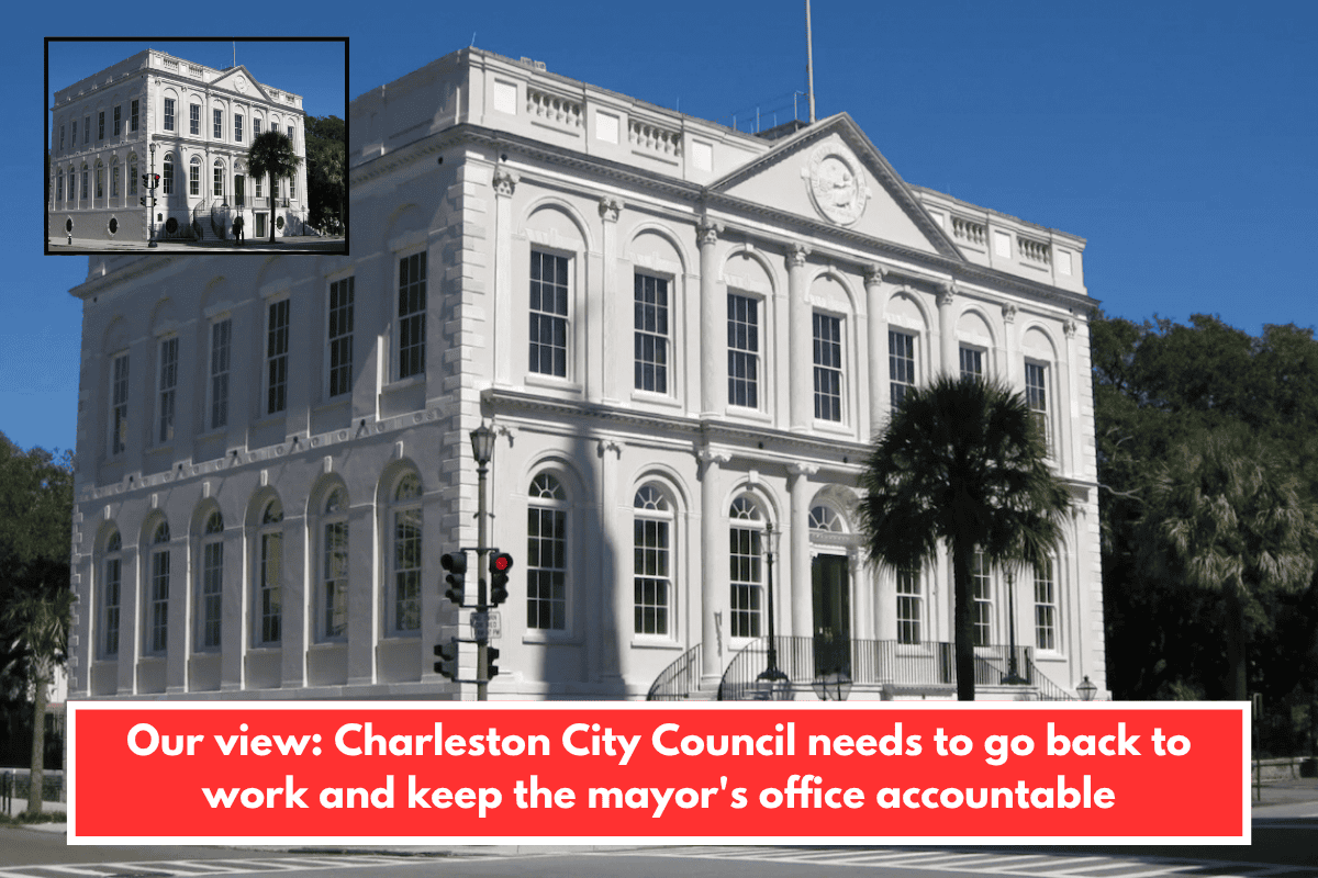 Our view: Charleston City Council needs to go back to work and keep the mayor's office accountable