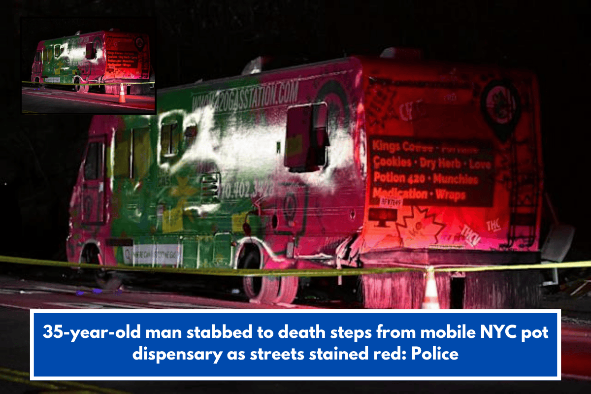 35-year-old man stabbed to death steps from mobile NYC pot dispensary as streets stained red: Police