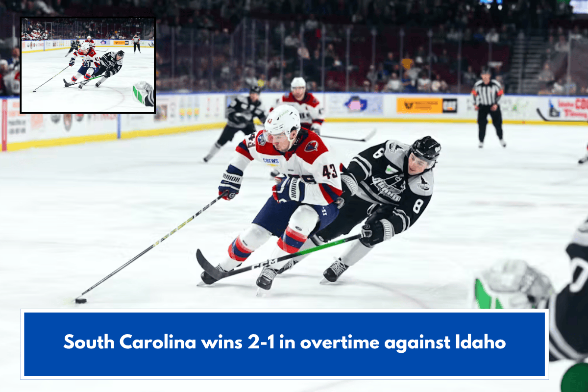 South Carolina wins 2-1 in overtime against Idaho