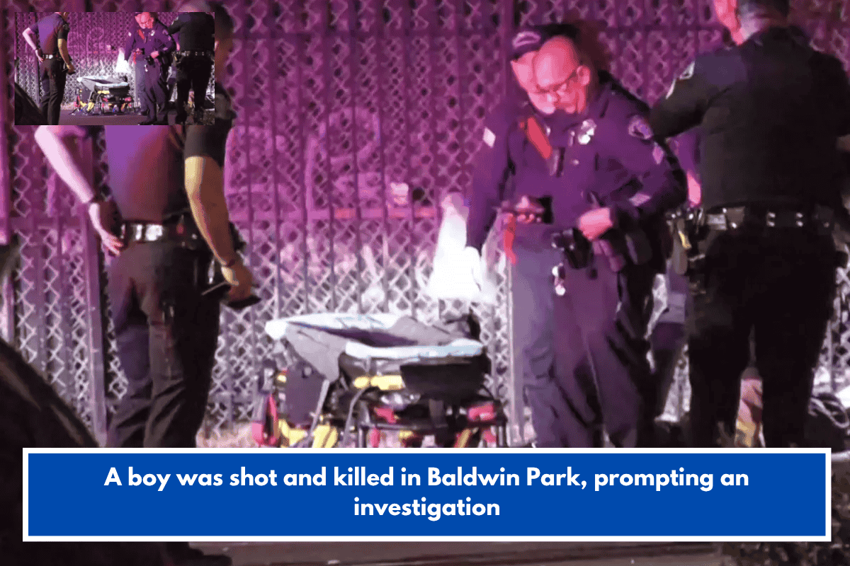 A boy was shot and killed in Baldwin Park, prompting an investigation