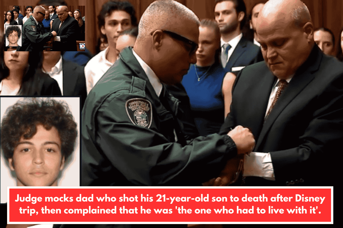 Judge mocks dad who shot his 21-year-old son to death after Disney trip, then complained that he was 'the one who had to live with it'.