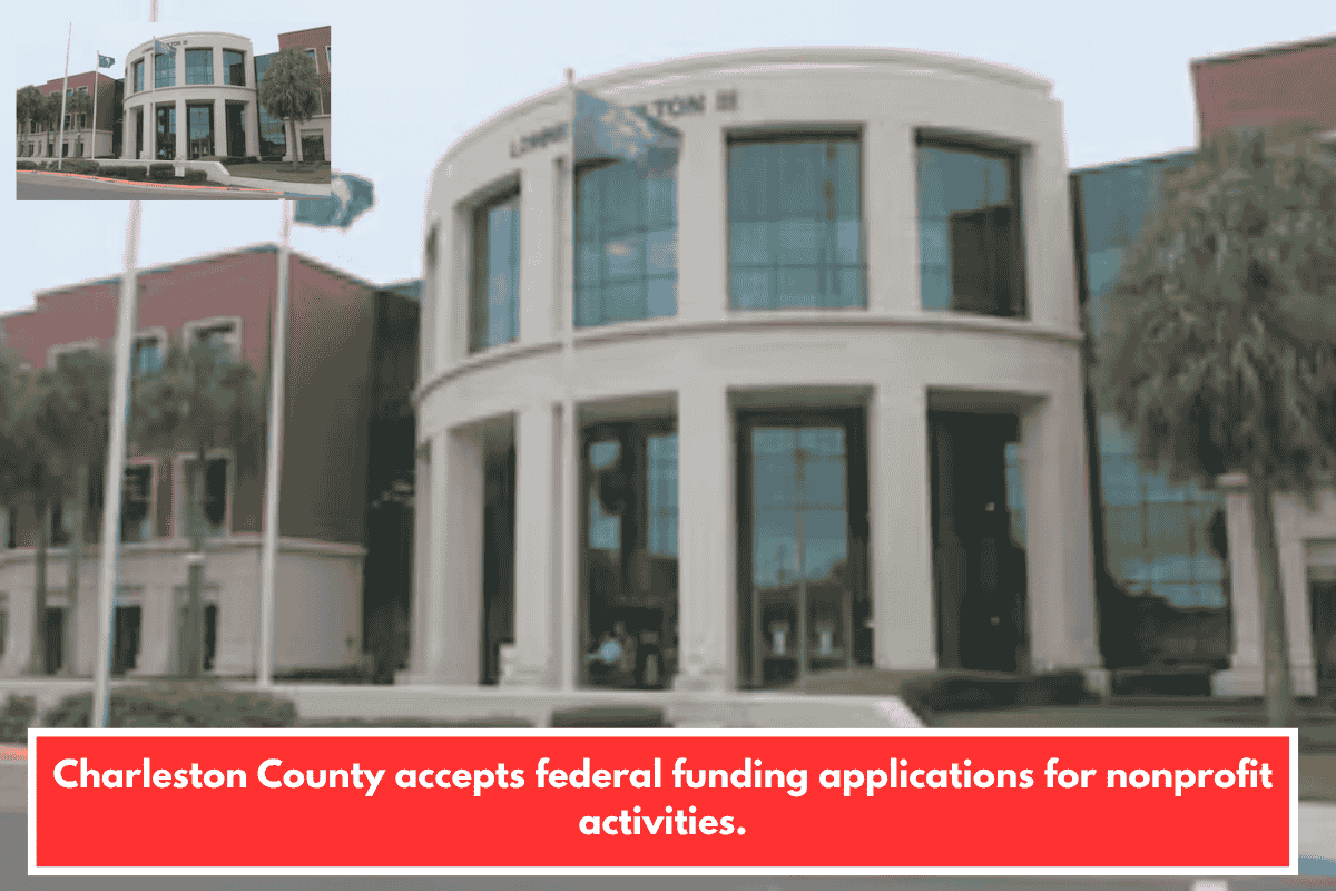 Charleston County accepts federal funding applications for nonprofit activities.