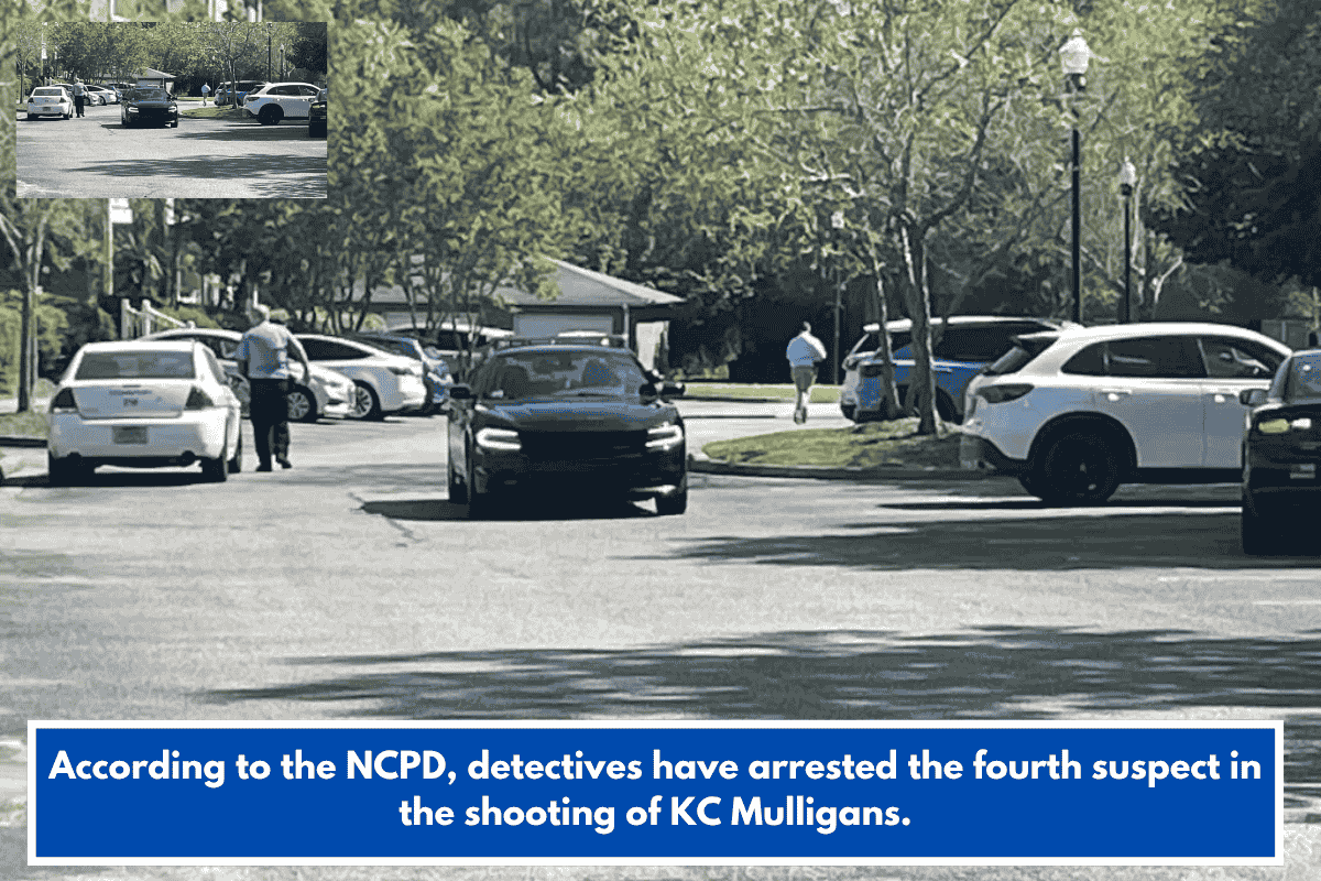 According to the NCPD, detectives have arrested the fourth suspect in the shooting of KC Mulligans.