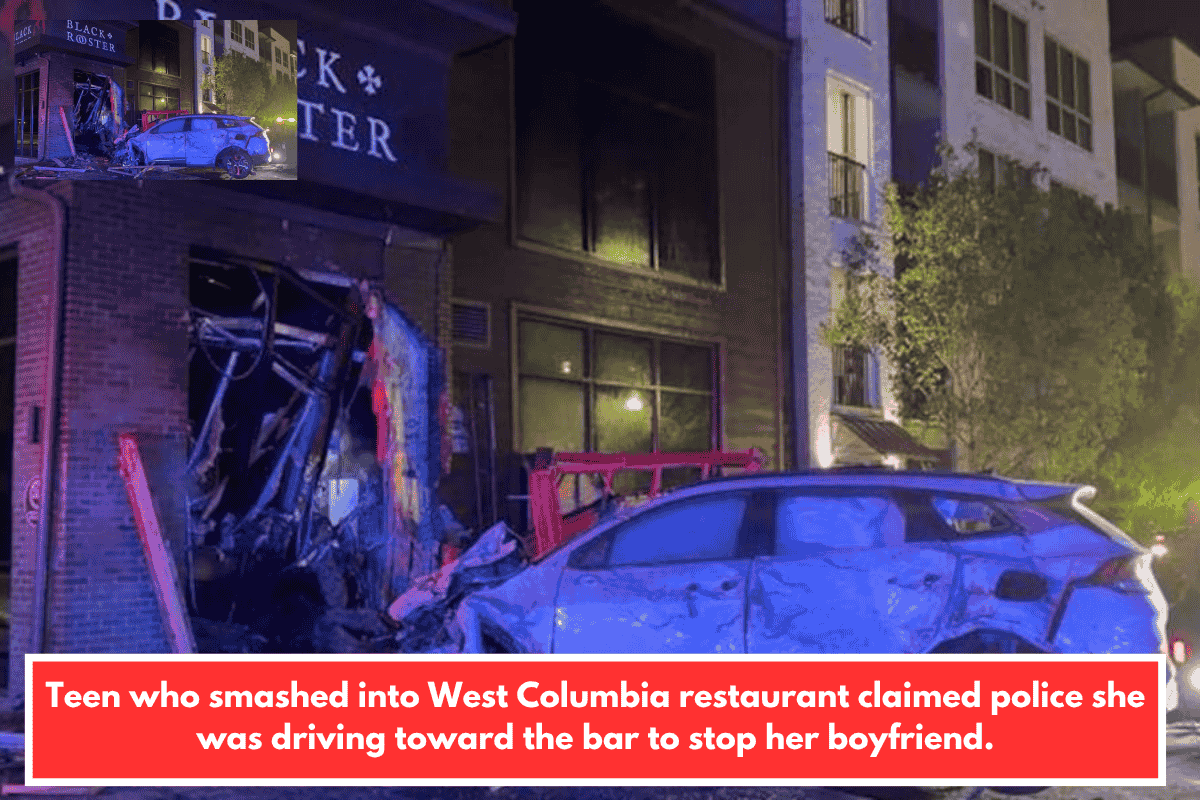 Teen who smashed into West Columbia restaurant claimed police she was driving toward the bar to stop her boyfriend.