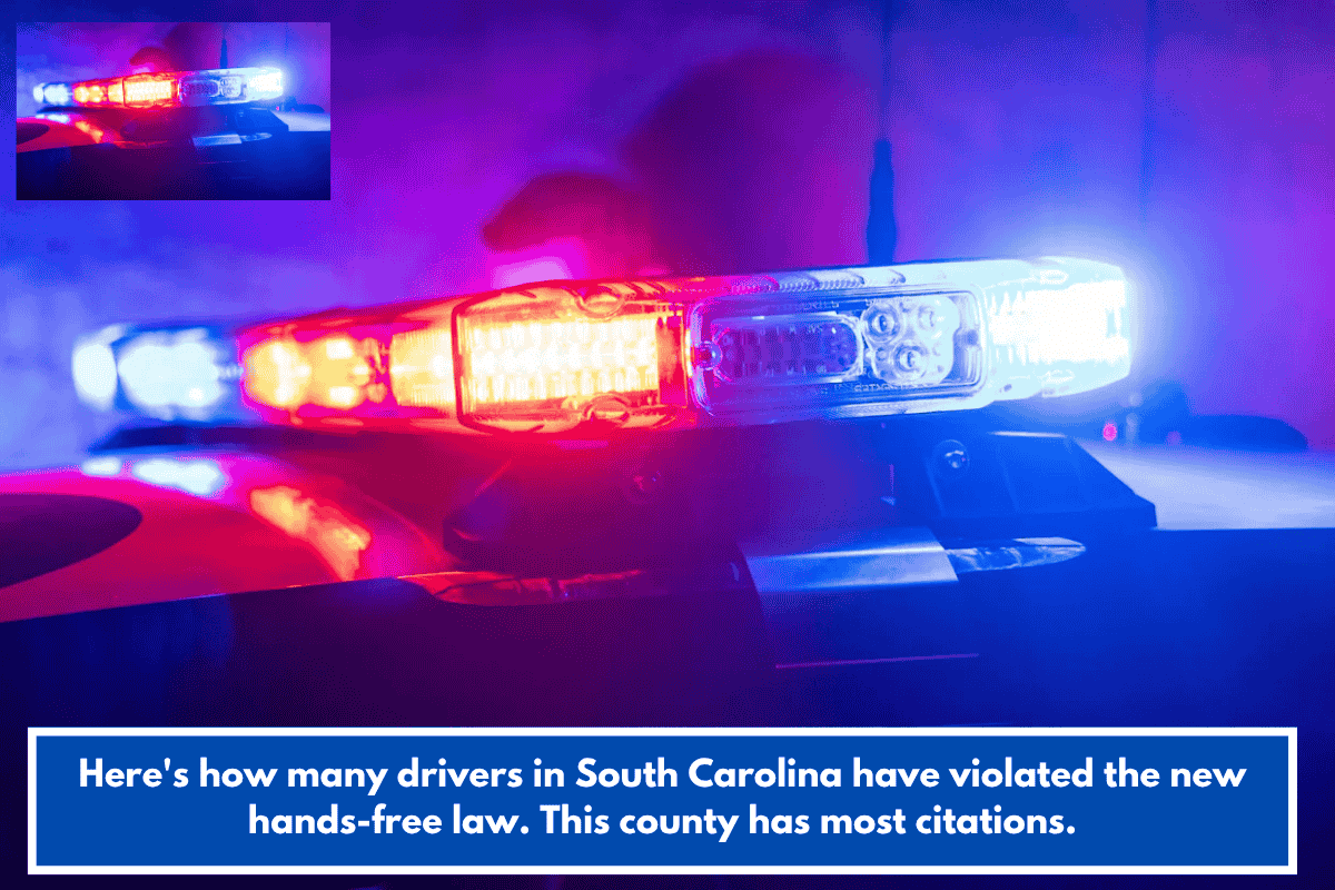 Here's how many drivers in South Carolina have violated the new hands-free law. This county has most citations.