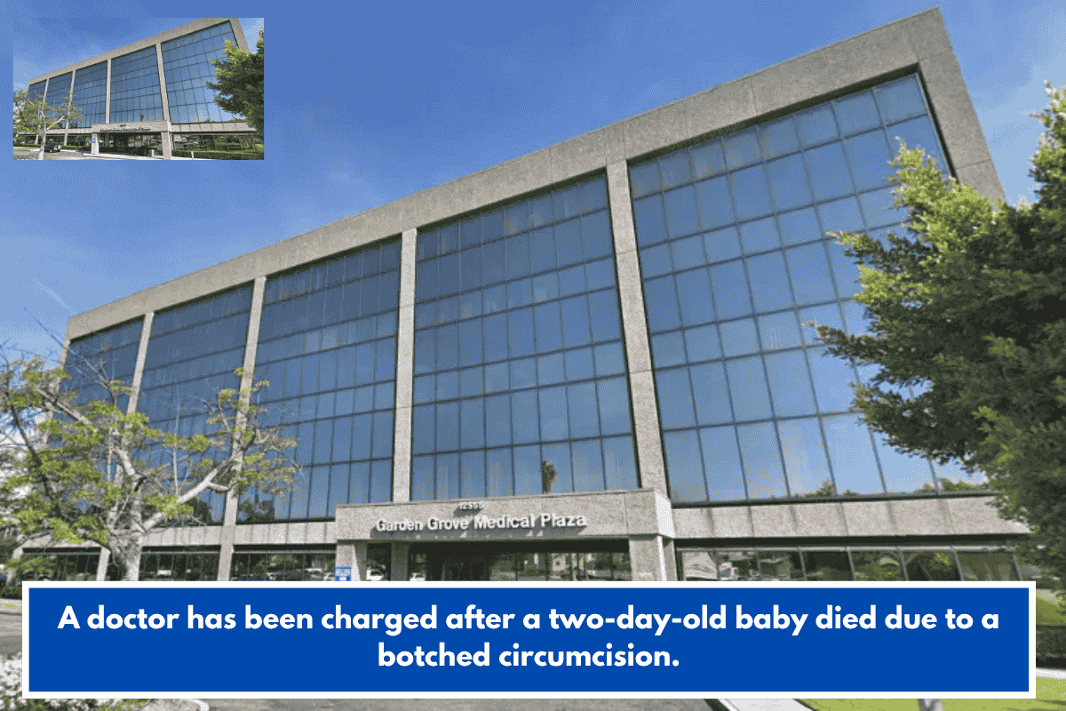 A doctor has been charged after a two-day-old baby died due to a botched circumcision.