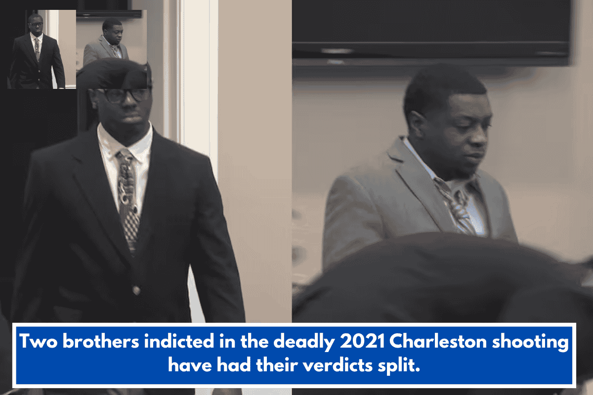 Two brothers indicted in the deadly 2021 Charleston shooting have had their verdicts split.