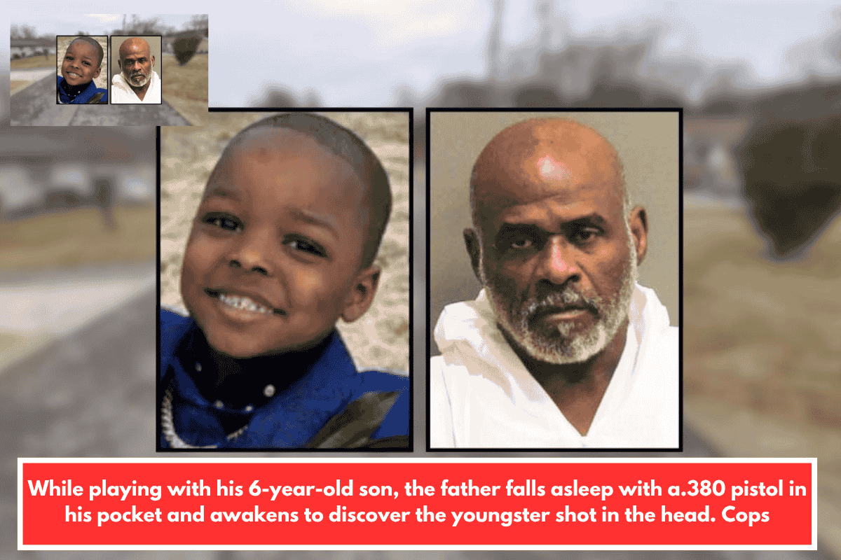 While playing with his 6-year-old son, the father falls asleep with a.380 pistol in his pocket and awakens to discover the youngster shot in the head. Cops
