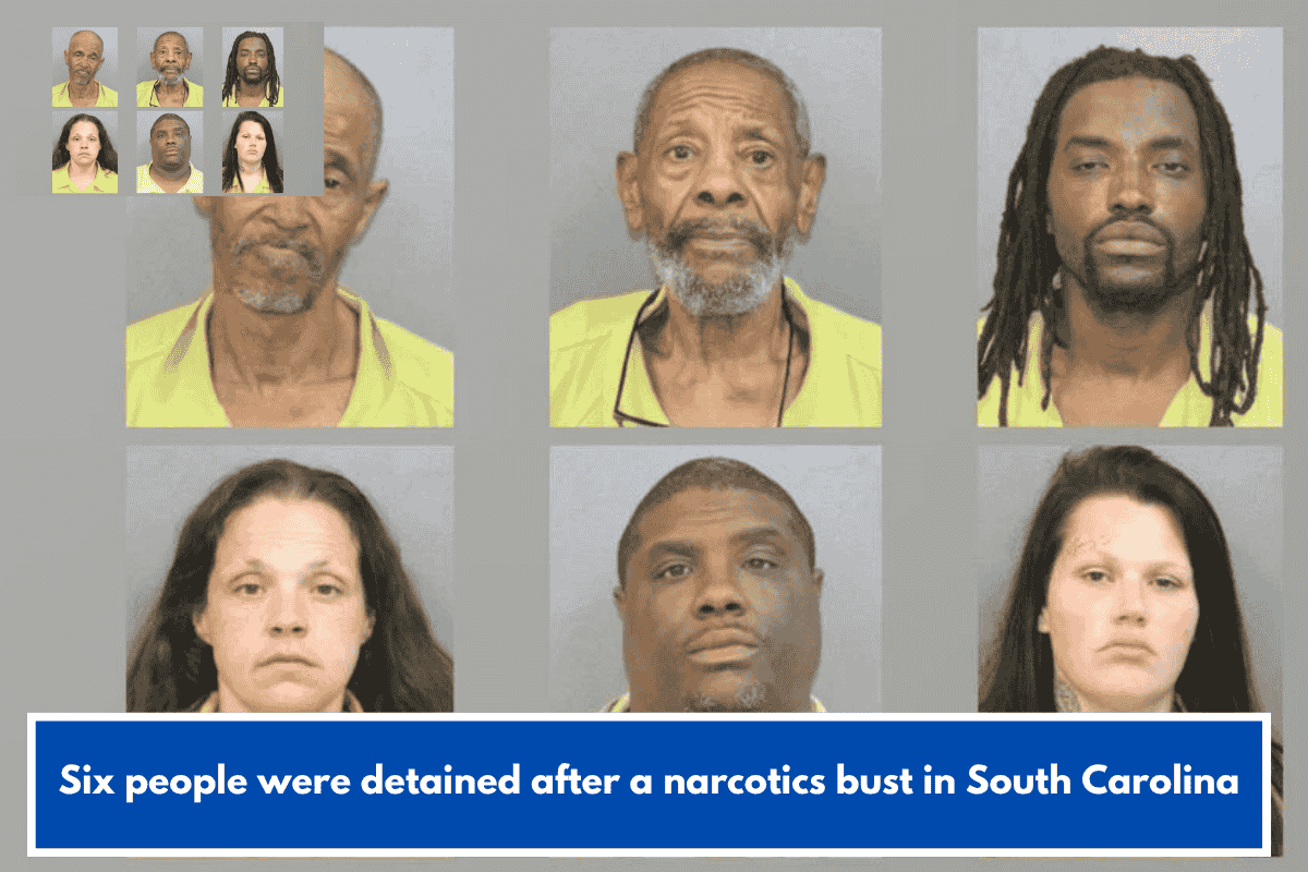 Six people were detained after a narcotics bust in South Carolina