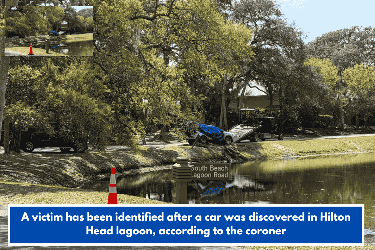 A victim has been identified after a car was discovered in Hilton Head lagoon, according to the coroner