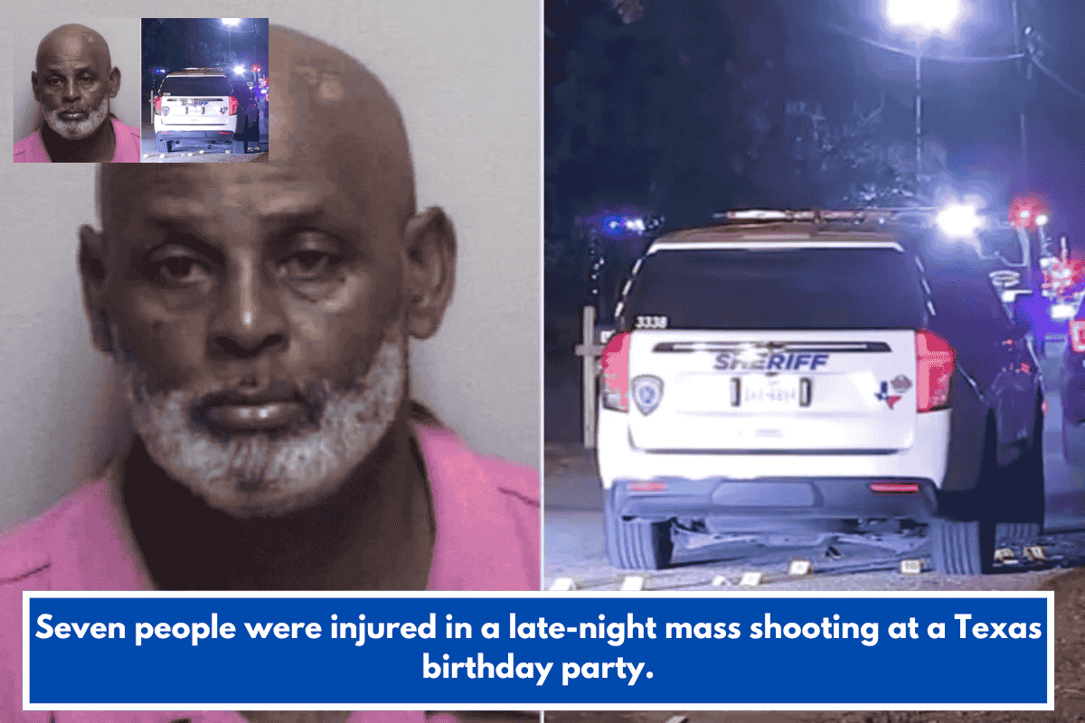 Seven people were injured in a late-night mass shooting at a Texas birthday party.