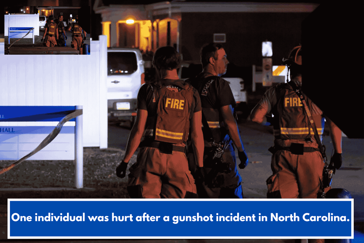 One individual was hurt after a gunshot incident in North Carolina.