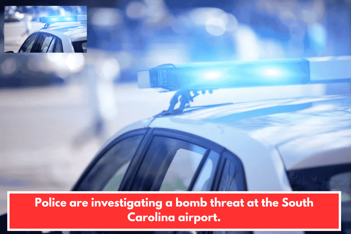 Police are investigating a bomb threat at the South Carolina airport.