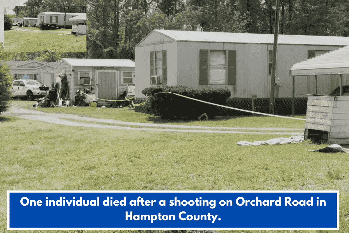 One individual died after a shooting on Orchard Road in Hampton County.