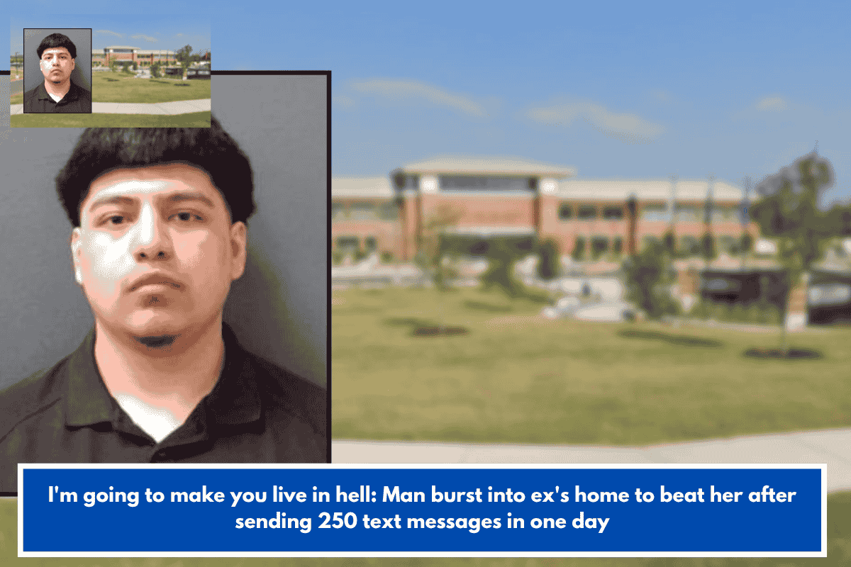 I'm going to make you live in hell: Man burst into ex's home to beat her after sending 250 text messages in one day