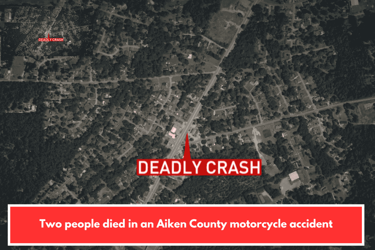 Two people died in an Aiken County motorcycle accident
