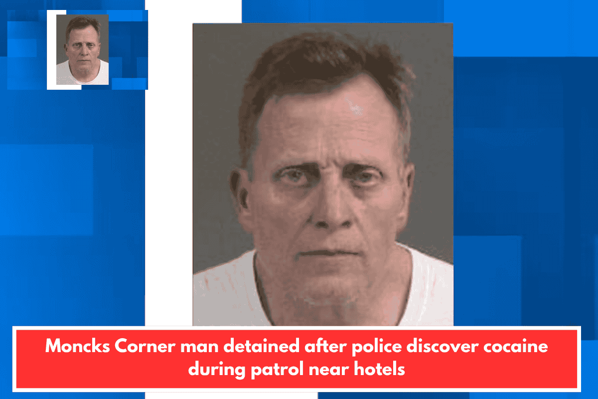 Moncks Corner man detained after police discover cocaine during patrol near hotels