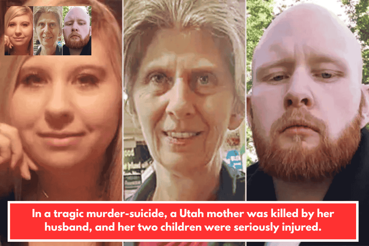 In a tragic murder-suicide, a Utah mother was killed by her husband, and her two children were seriously injured