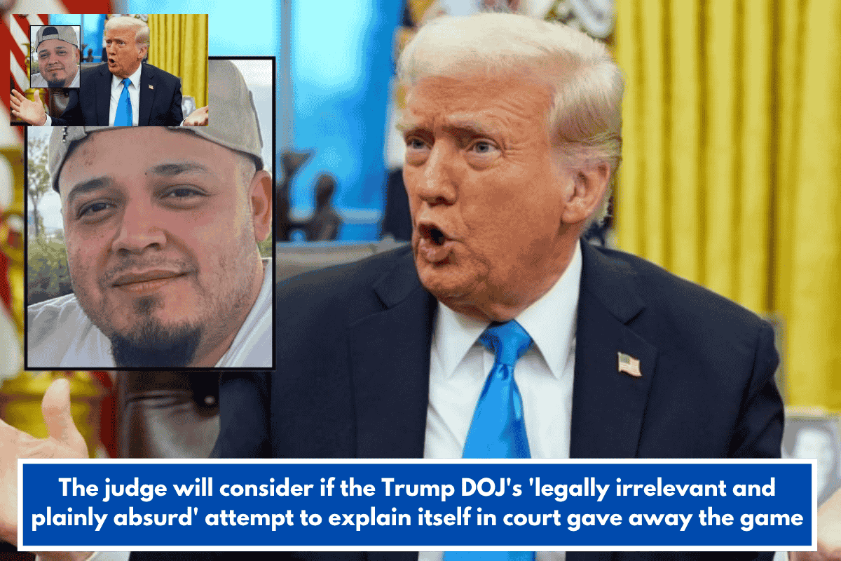 The judge will consider if the Trump DOJ's 'legally irrelevant and plainly absurd' attempt to explain itself in court gave away the game