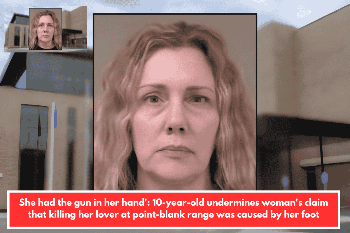 She had the gun in her hand': 10-year-old undermines woman's claim that killing her lover at point-blank range was caused by her foot