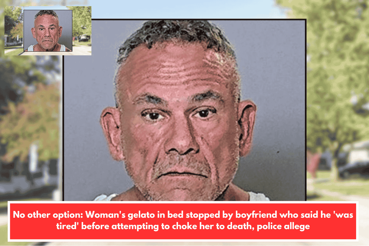 No other option: Woman's gelato in bed stopped by boyfriend who said he 'was tired' before attempting to choke her to death, police allege