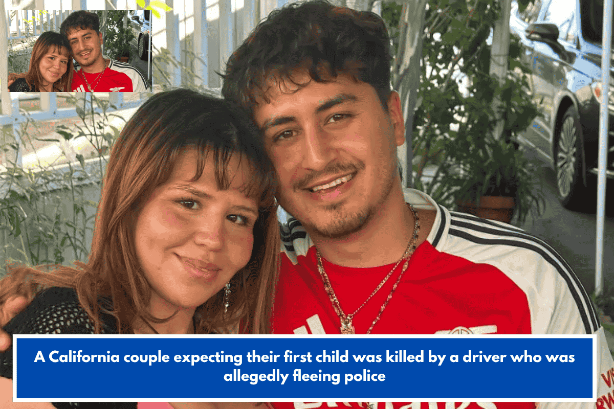 A California couple expecting their first child was killed by a driver who was allegedly fleeing police