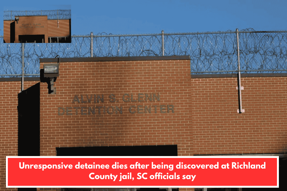 Unresponsive detainee dies after being discovered at Richland County jail, SC officials say