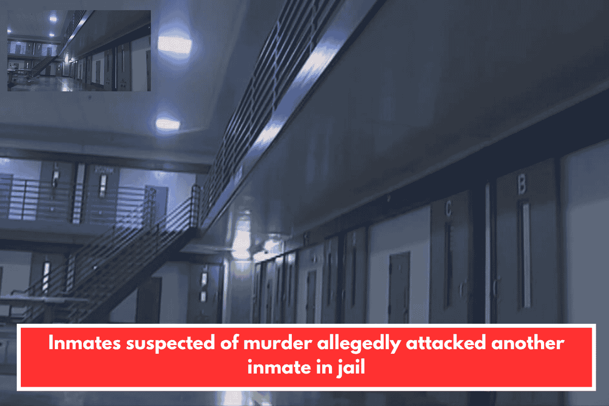 Inmates suspected of murder allegedly attacked another inmate in jail