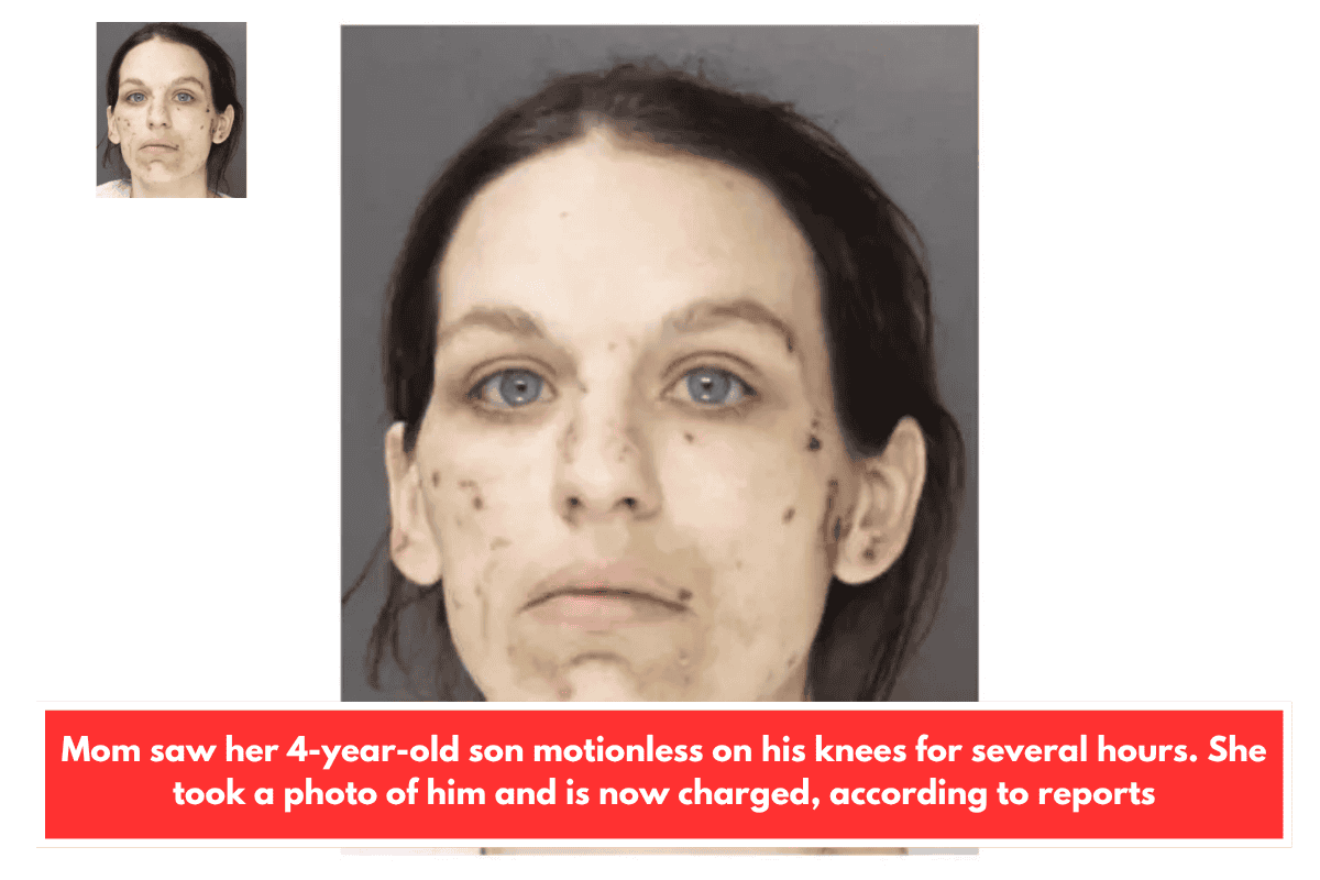 Mom saw her 4-year-old son motionless on his knees for several hours. She took a photo of him and is now charged, according to reports