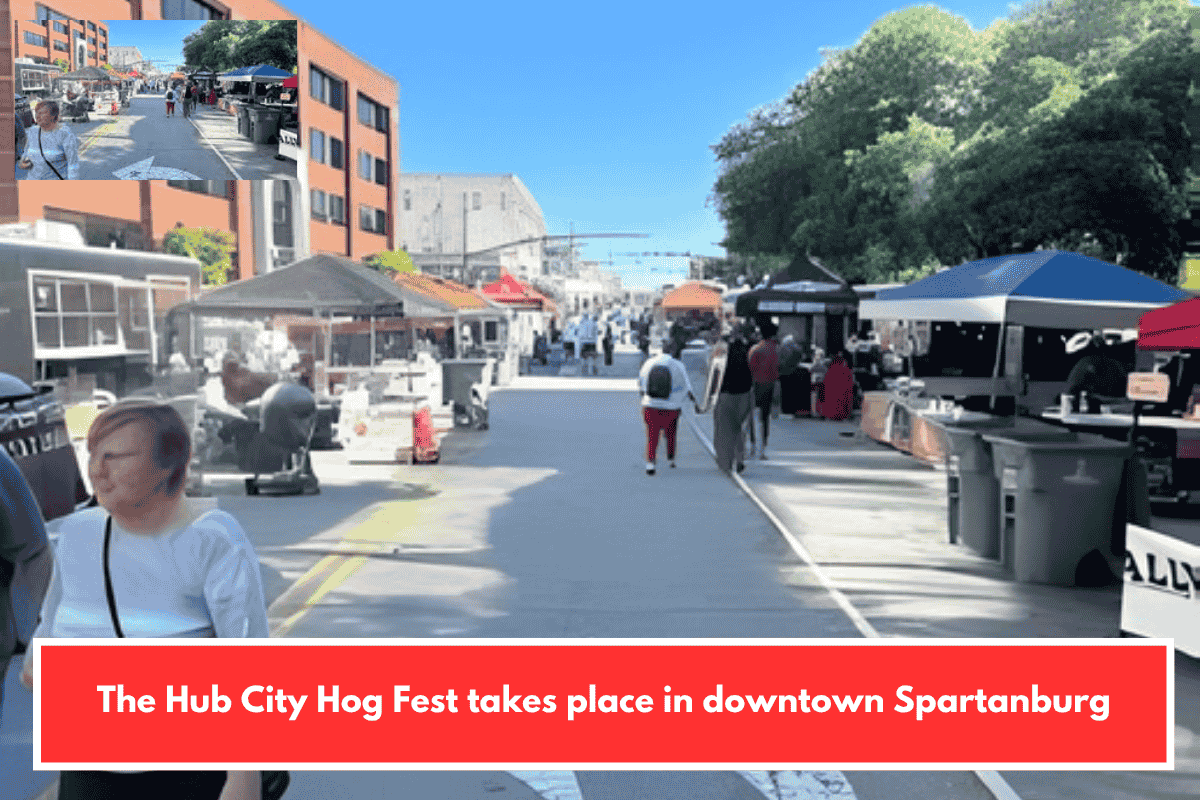 The Hub City Hog Fest takes place in downtown Spartanburg
