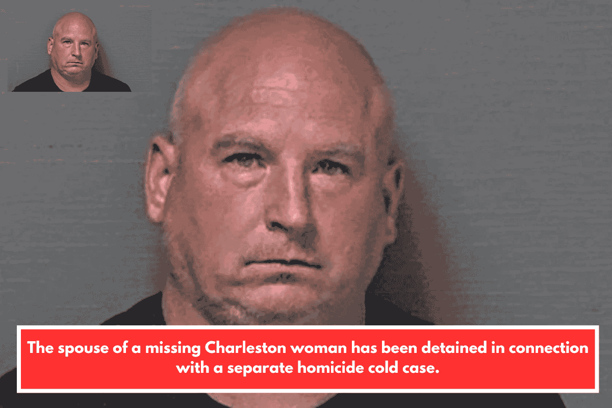 The spouse of a missing Charleston woman has been detained in connection with a separate homicide cold case.