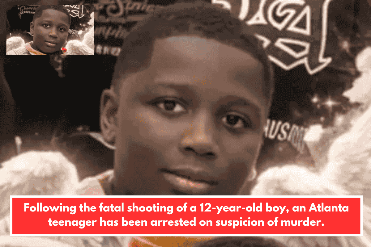 Following the fatal shooting of a 12-year-old boy, an Atlanta teenager has been arrested on suspicion of murder.