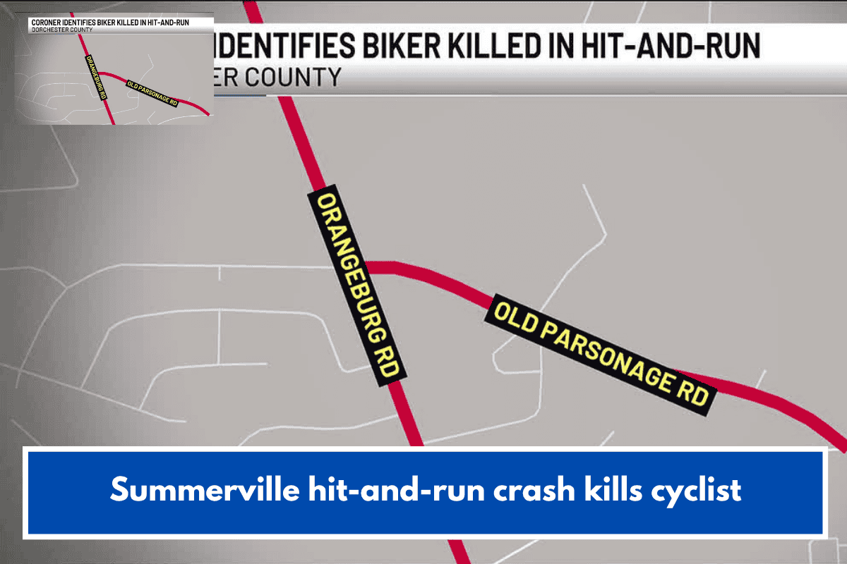Summerville hit-and-run crash kills cyclist