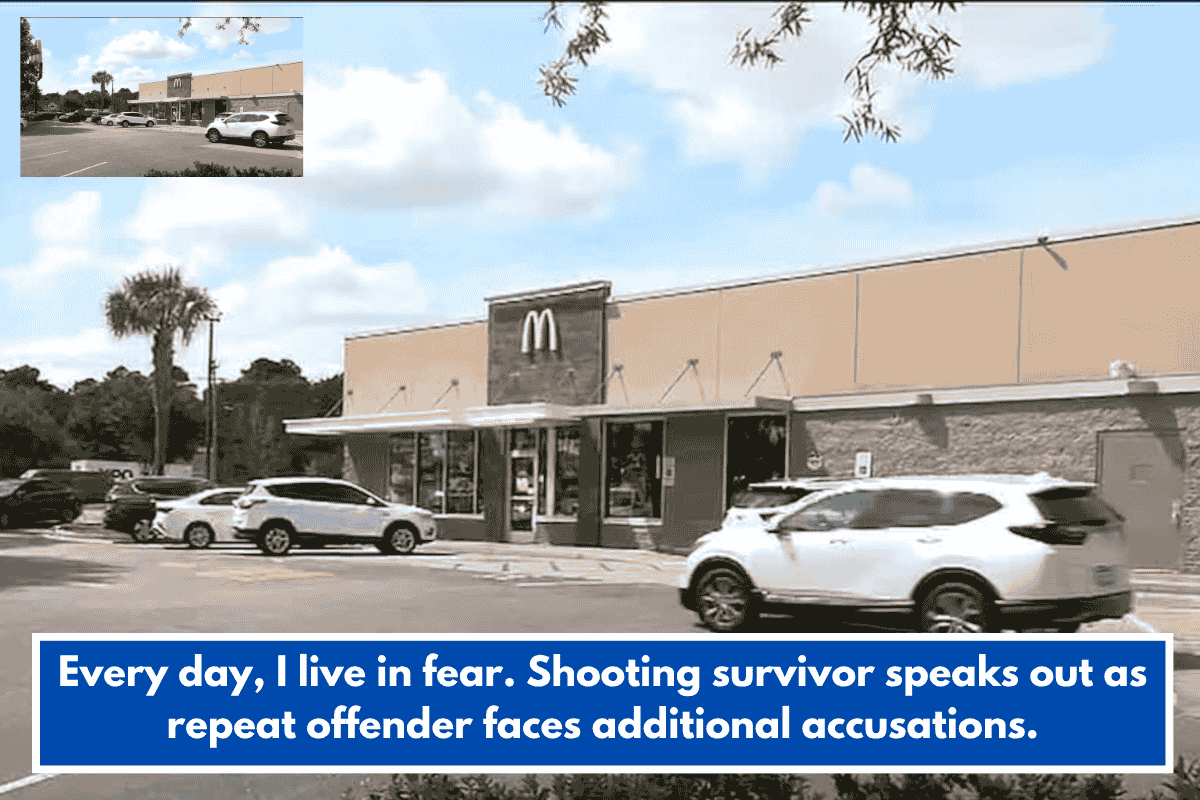Every day, I live in fear. Shooting survivor speaks out as repeat offender faces additional accusations.