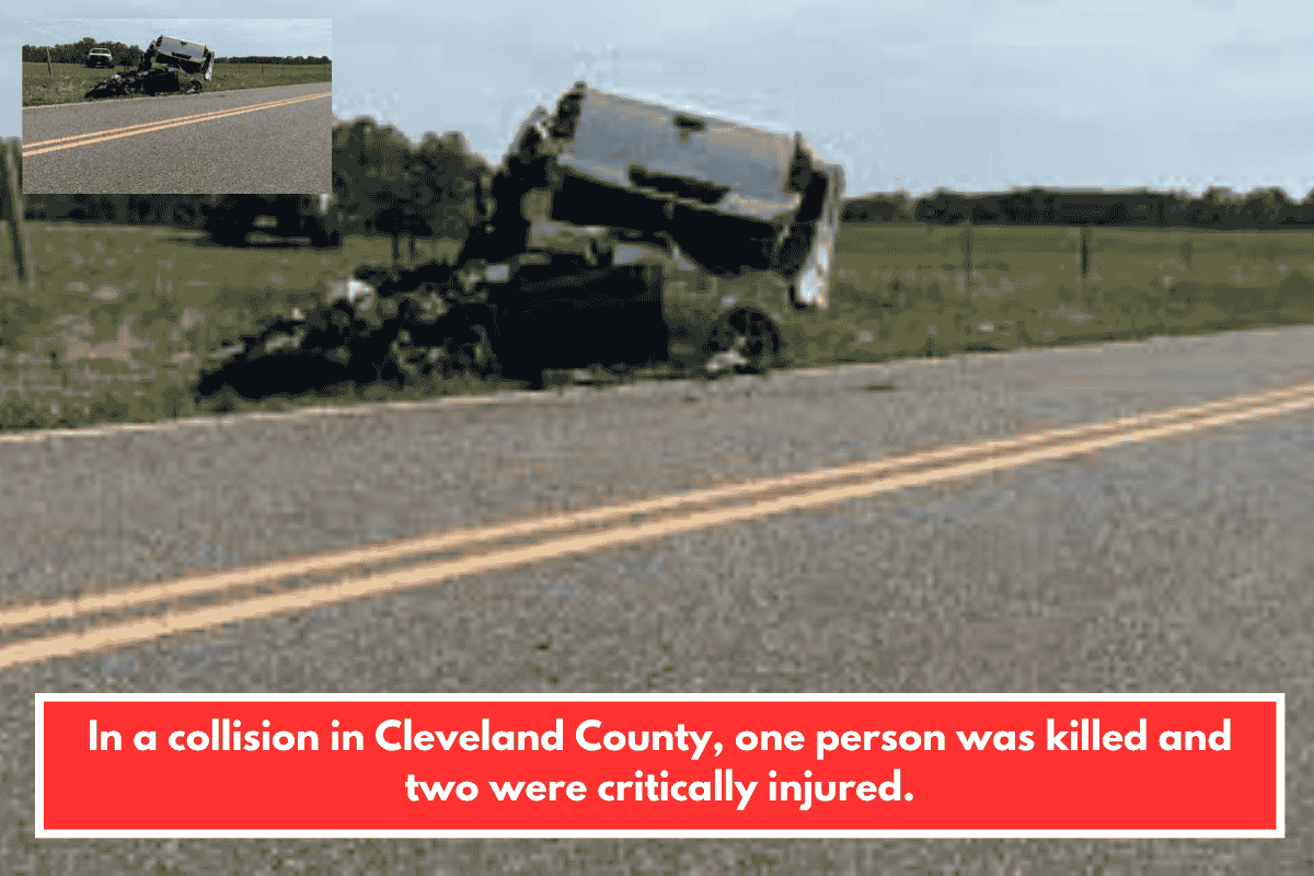 In a collision in Cleveland County, one person was killed and two were critically injured.