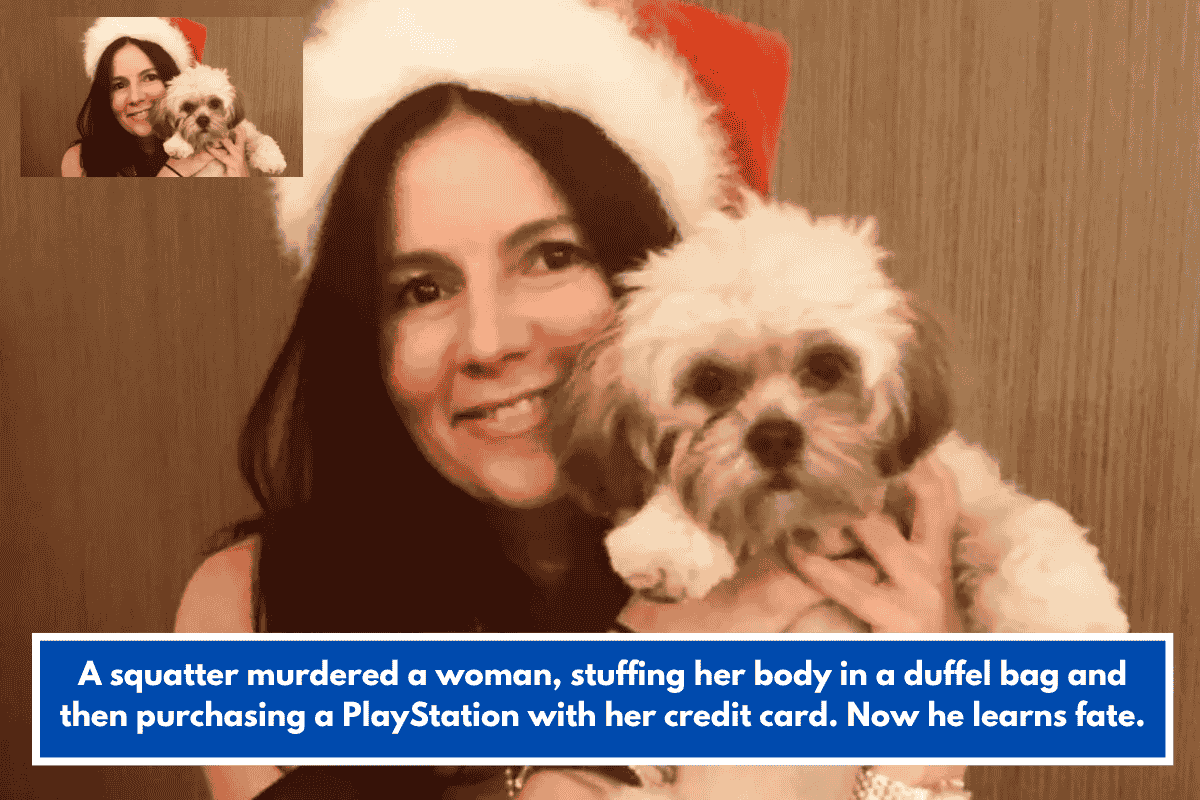 A squatter murdered a woman, stuffing her body in a duffel bag and then purchasing a PlayStation with her credit card. Now he learns fate.