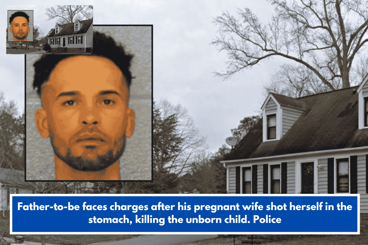 Father-to-be faces charges after his pregnant wife shot herself in the stomach, killing the unborn child. Police