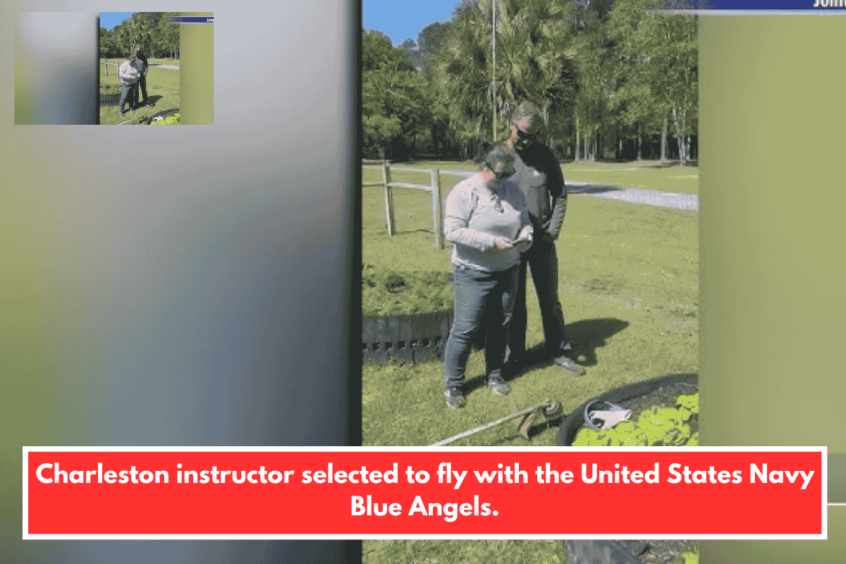 Charleston instructor selected to fly with the United States Navy Blue Angels.