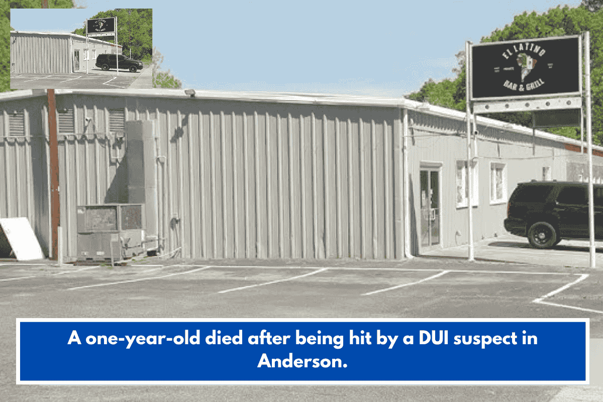 A one-year-old died after being hit by a DUI suspect in Anderson.