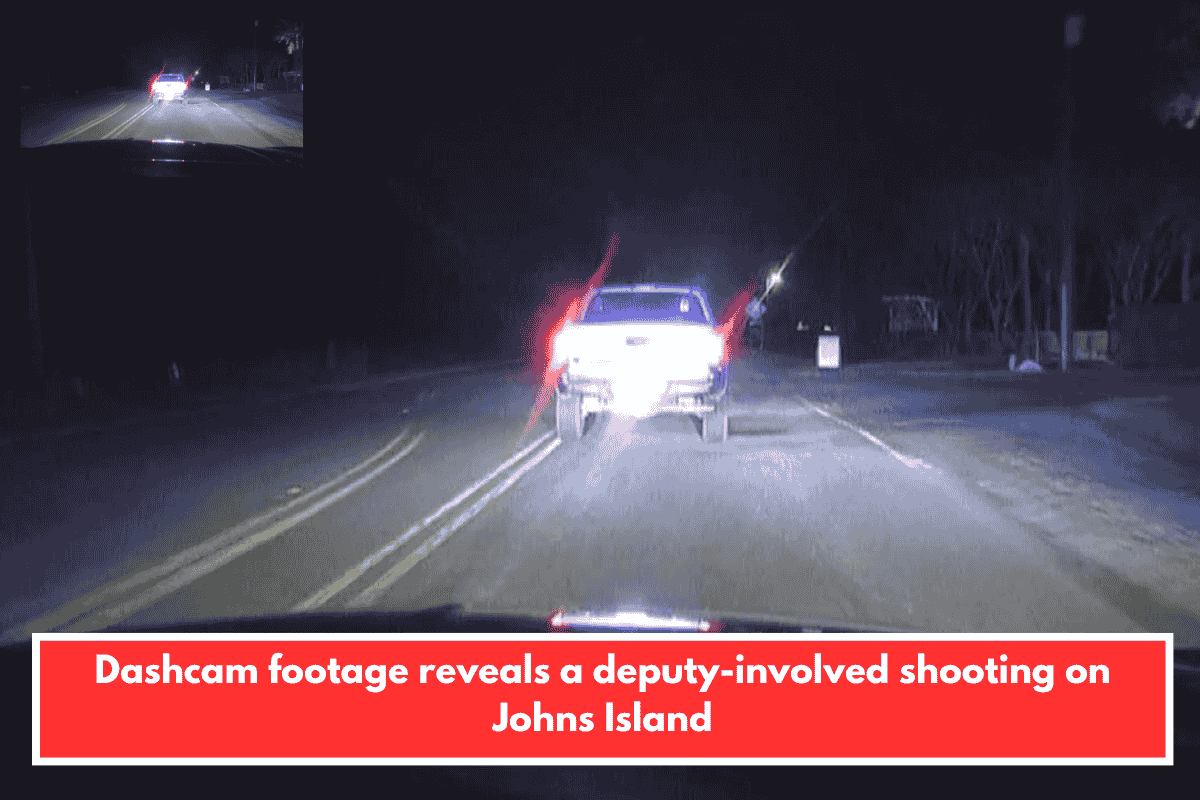 Dashcam footage reveals a deputy-involved shooting on Johns Island