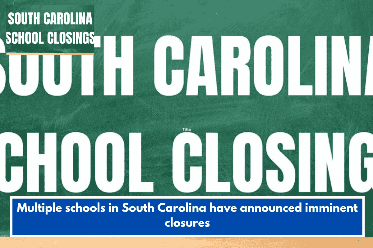 Multiple schools in South Carolina have announced imminent closures